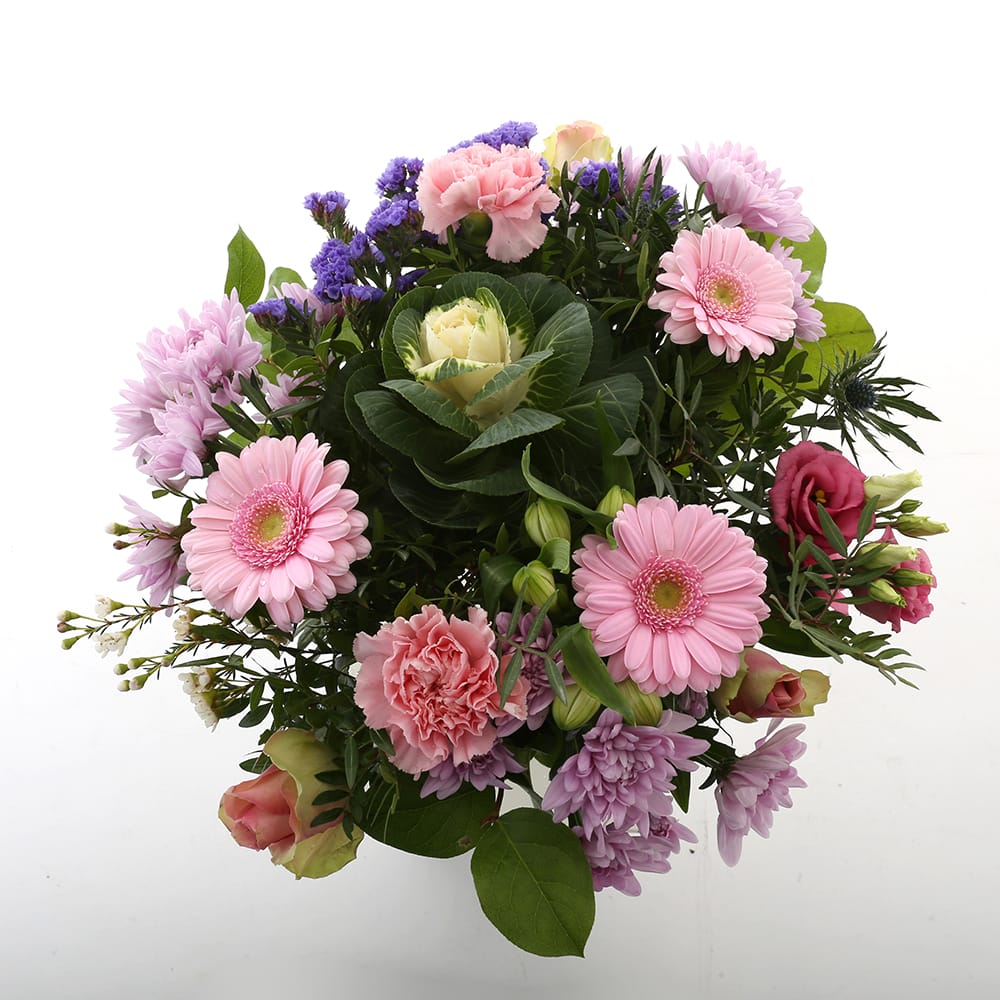Boeket bloemen - Kim Extra Large Pink ↑ 50 cm