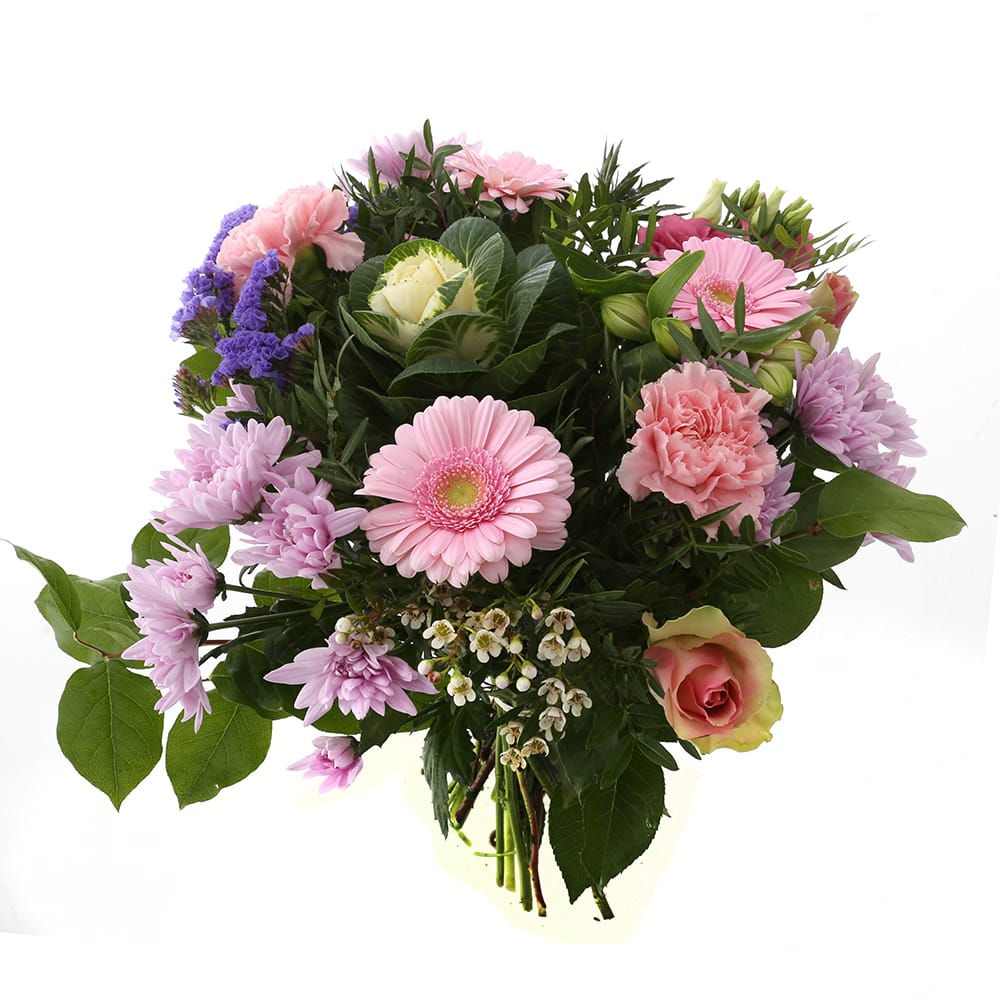 Boeket bloemen - Kim Extra Large Pink ↑ 50 cm - Afbeelding 4