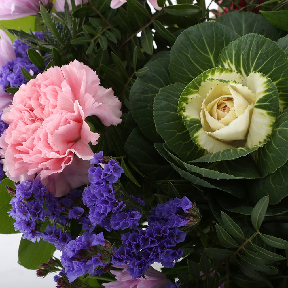 Boeket bloemen - Kim Extra Large Pink ↑ 50 cm - Afbeelding 3