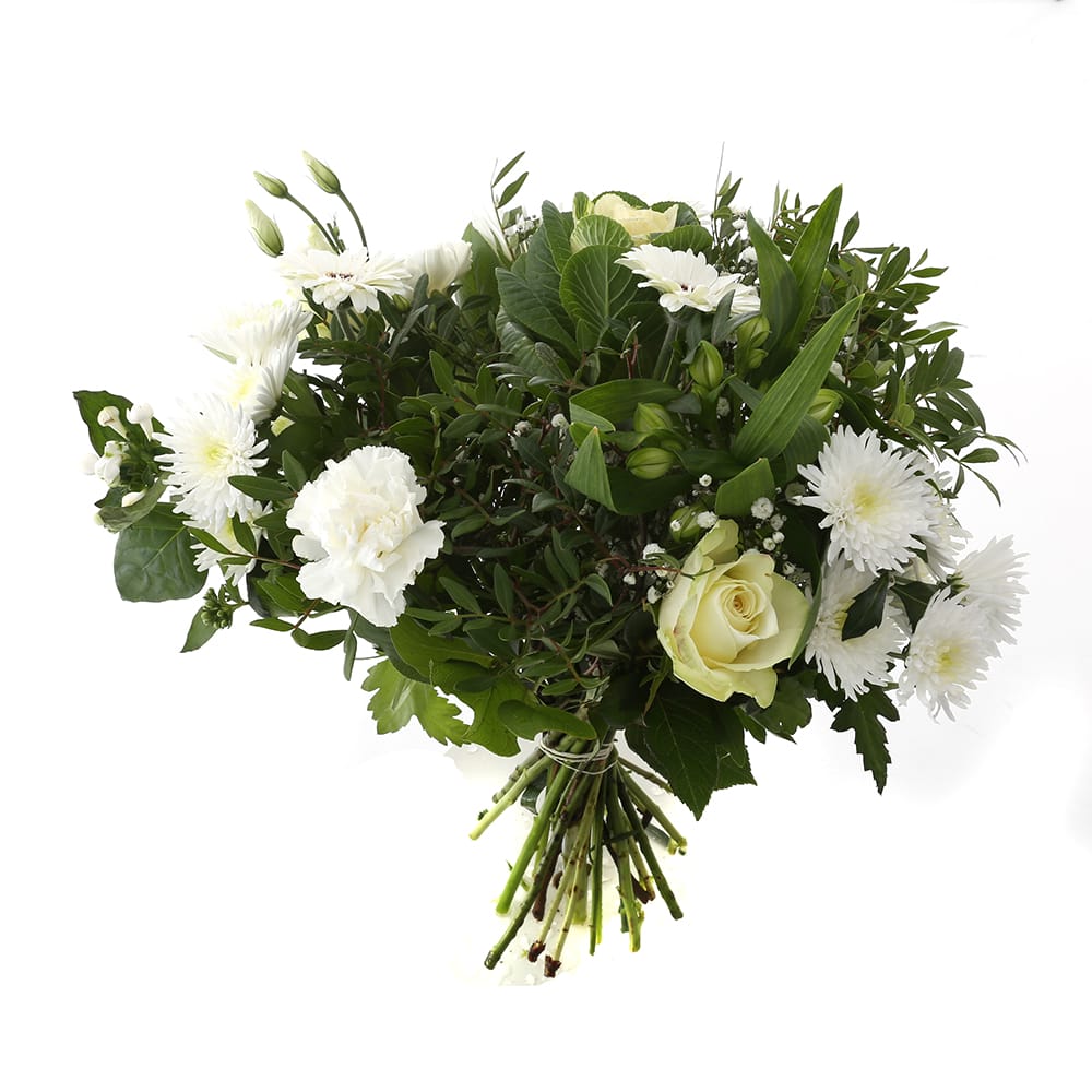 Boeket bloemen - Kim Extra Large White ↑ 50 cm - Afbeelding 4