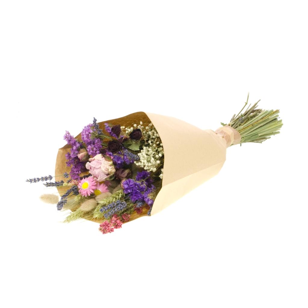 Veldboeket droogbloemen Natural Pink - Medium