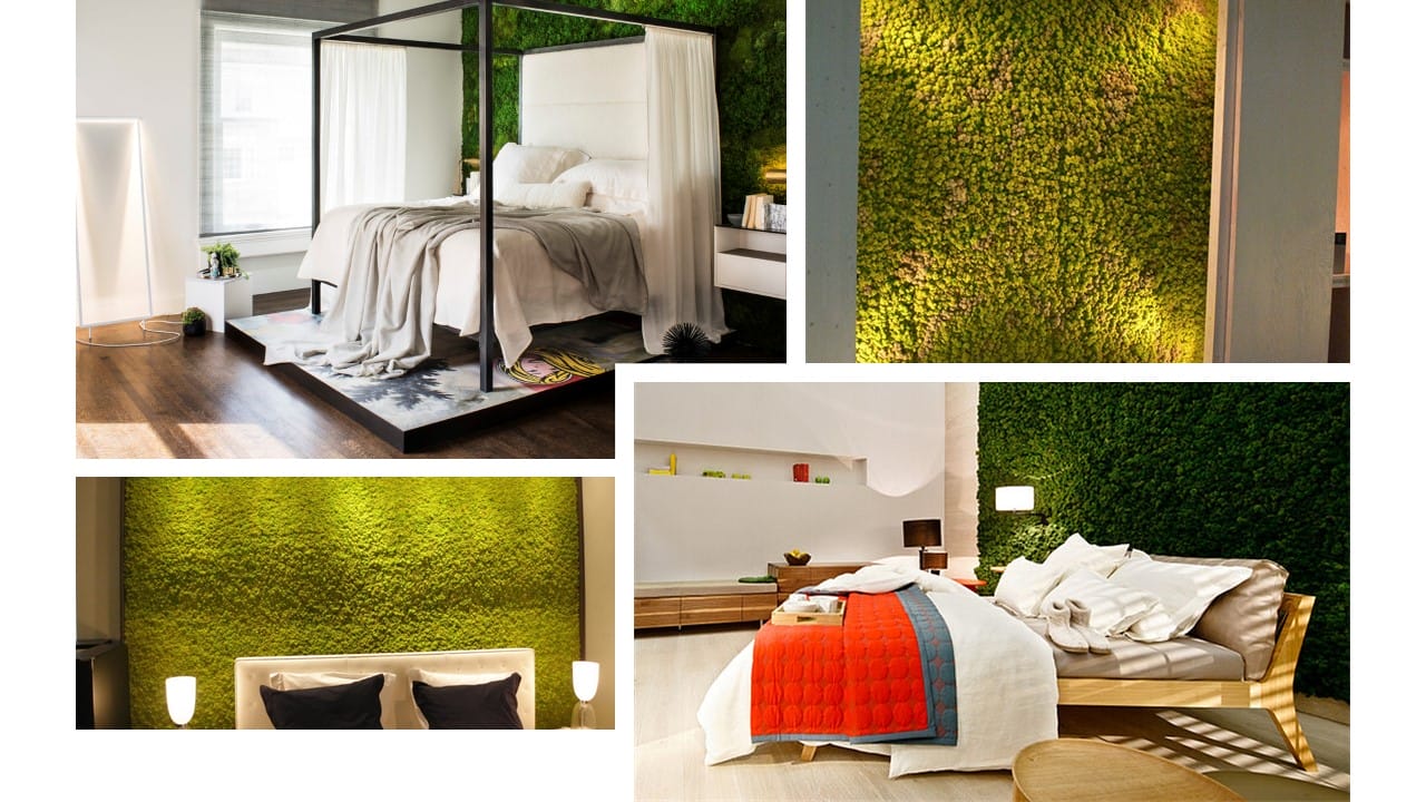 moswand slaapkamer - inspiratie voor een moswand in je slaapkamer thuis