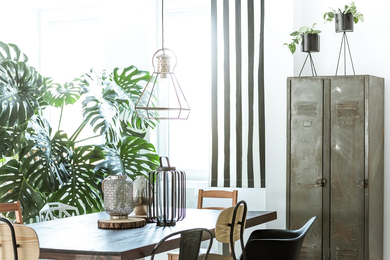 planten industrieel interieur