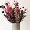 Droogbloemen boeket rood ↑ 35 cm - klein