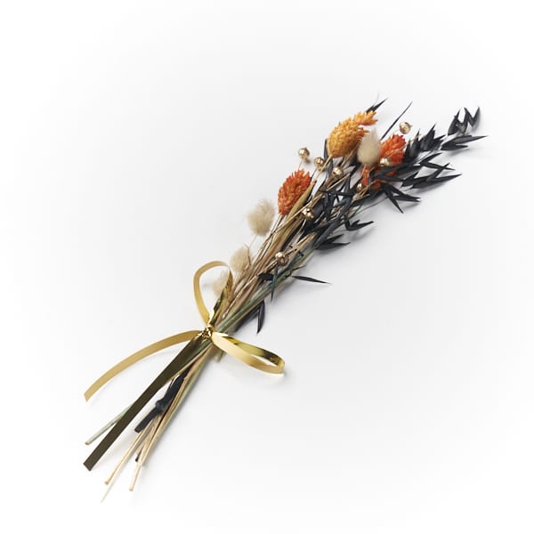 Geschenkset 'Miniboeket droogbloemen en chocolade' - Afbeelding 3