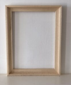 mosschilderij in lijst 30x50cm hout