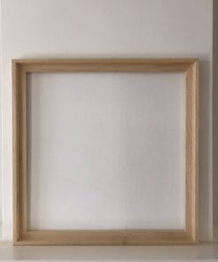 mosschilderij in lijst 50x50cm hout