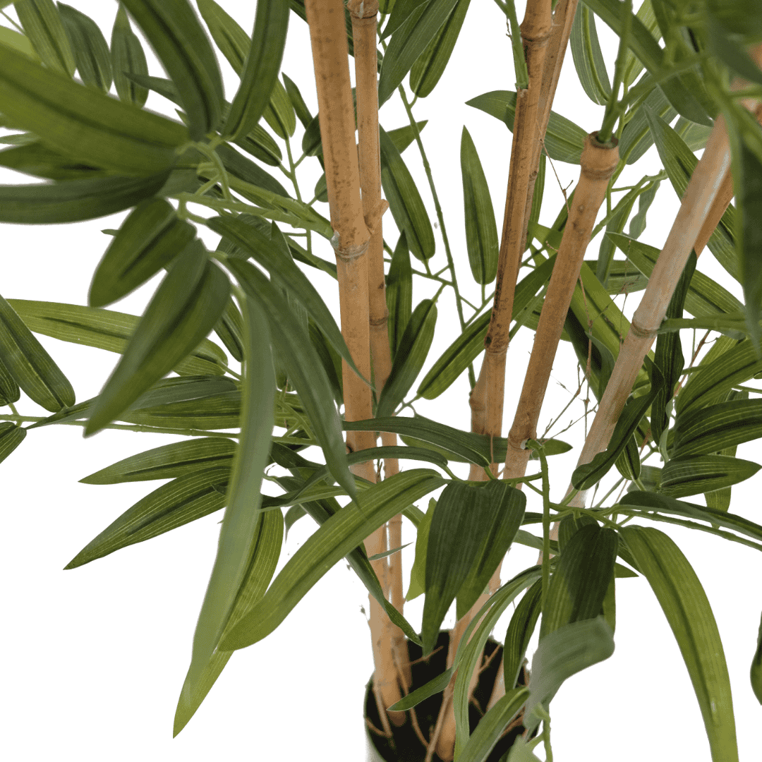 Bamboe kunstplant zijde 720 blaadjes ↑ 120 cm ⌀ 15 cm - Afbeelding 3