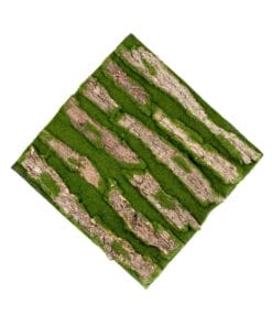 Kunstmos mat boomschors 50 x 50 cm