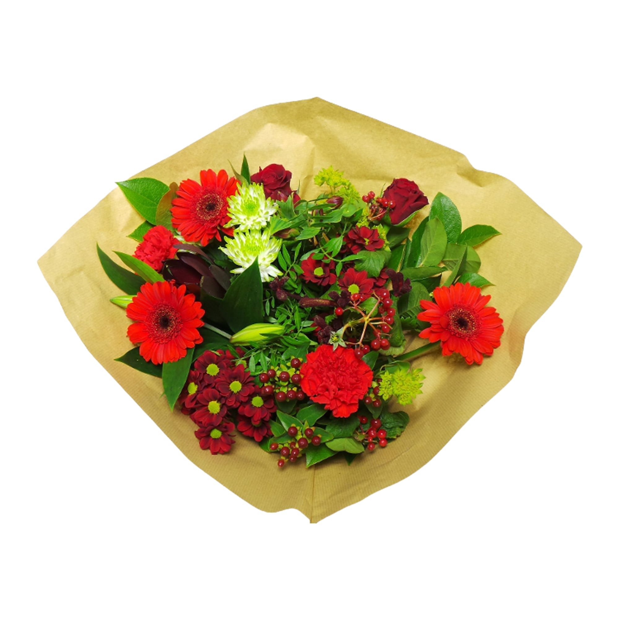 Boeket bloemen - Kim Large Rood ↑ 45 cm