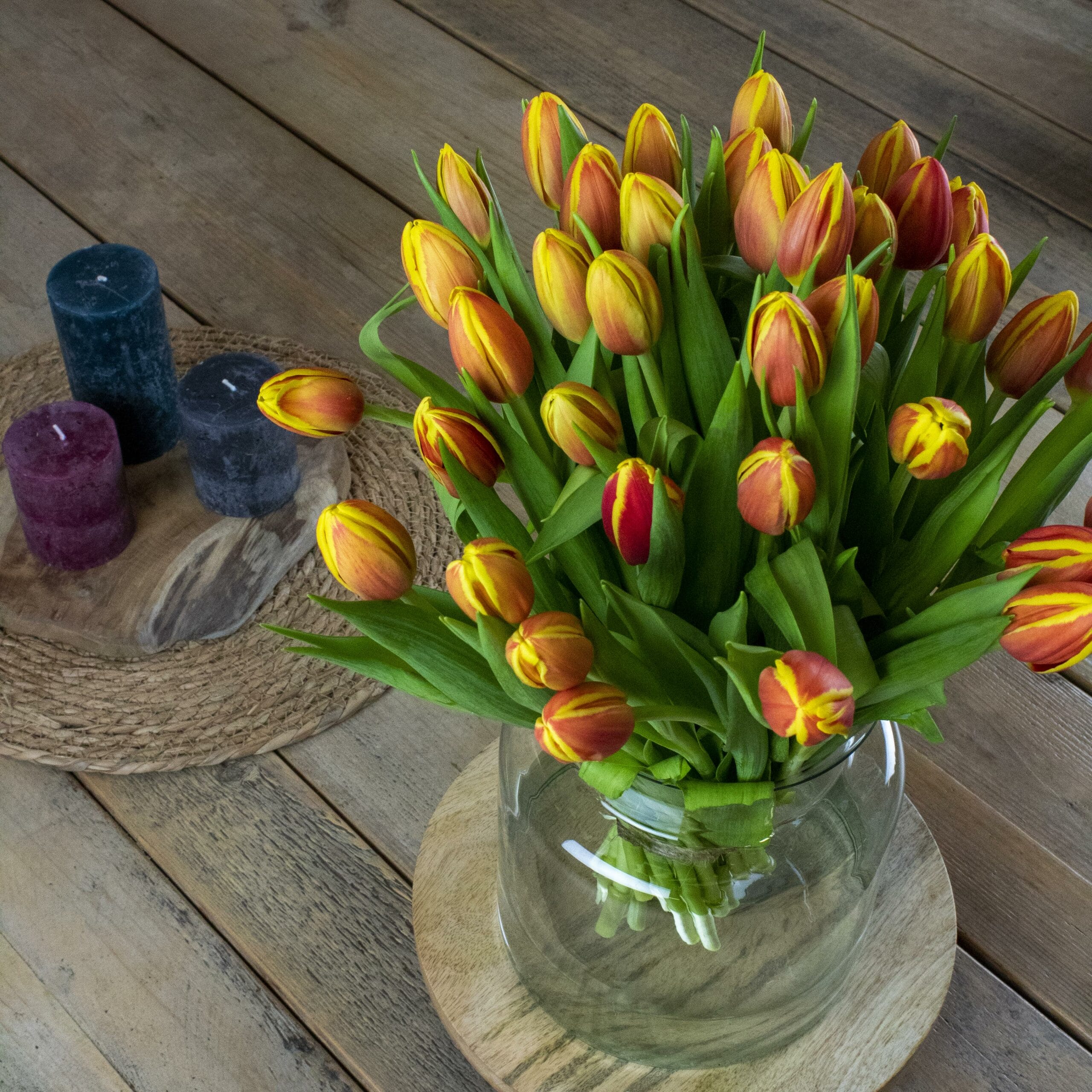 Multicolour (Warm) Brievenbus Tulpen 10 stuks - Afbeelding 3