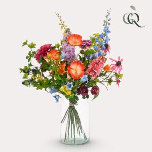 Kunstboeket Electric Love – levensecht boeket zonder onderhoud – ±90 cm