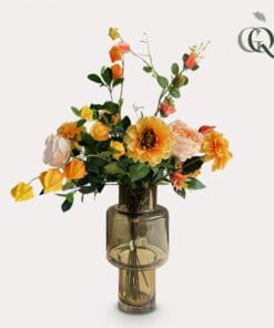 Boeket L - Pretty Orange - 80Cm