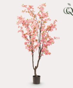Kunstplant - Prunus - Kersenbloesem - Roze - 210Cm