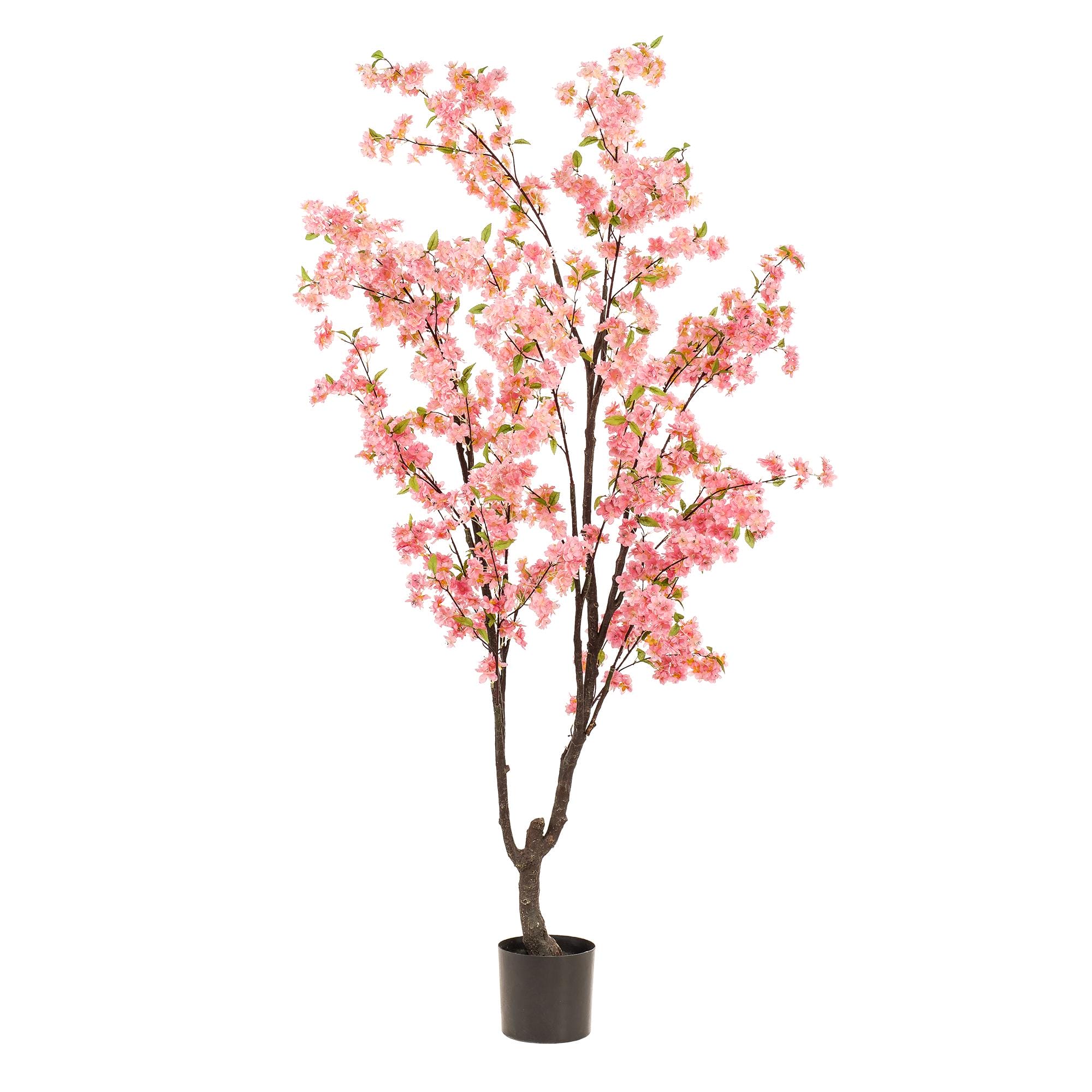 Kunstplant - Prunus - Kersenbloesem - Roze - 210Cm - Afbeelding 4