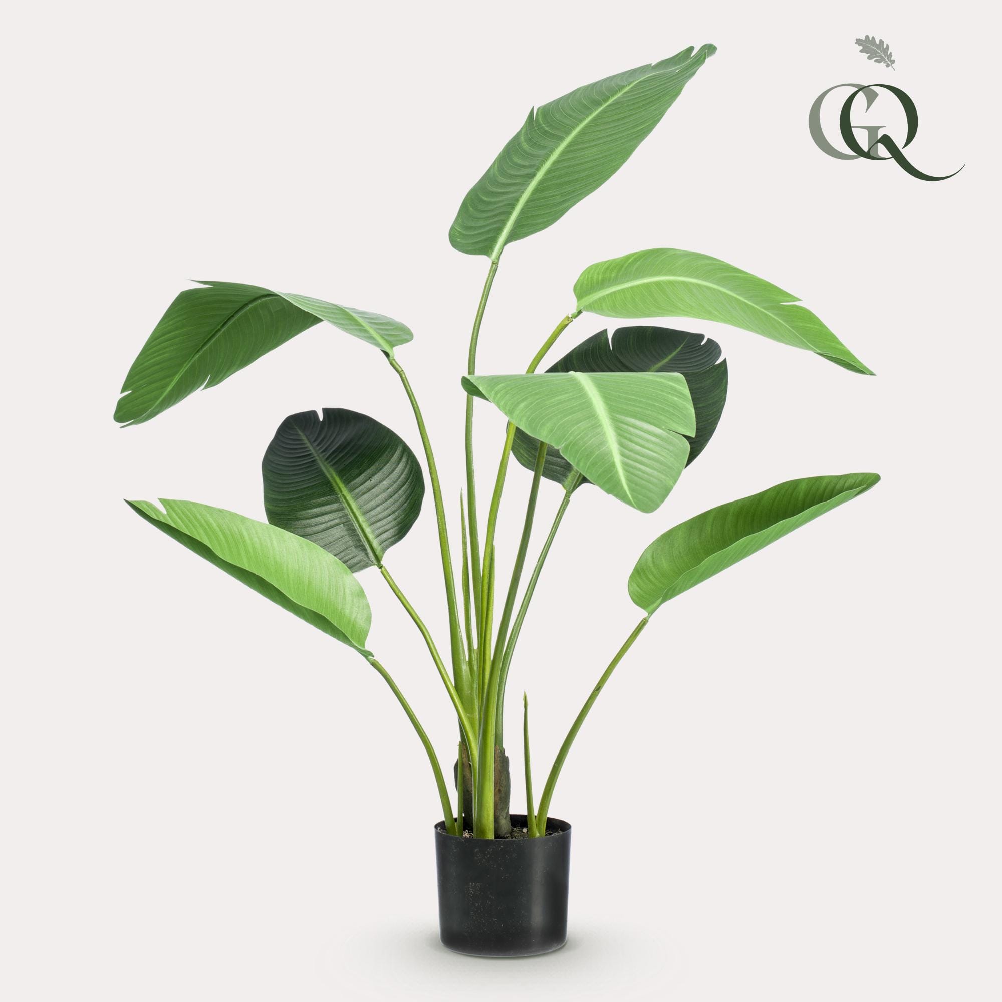 Kunstplant - Strelitzia Nicolai - Paradijsvogelbloem - 120Cm