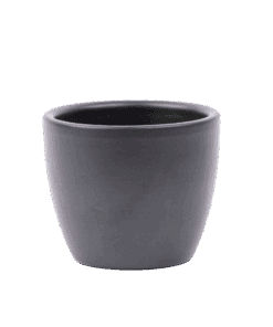 Pot Boule Antraciet Mat - D7.5 H6 Cm
