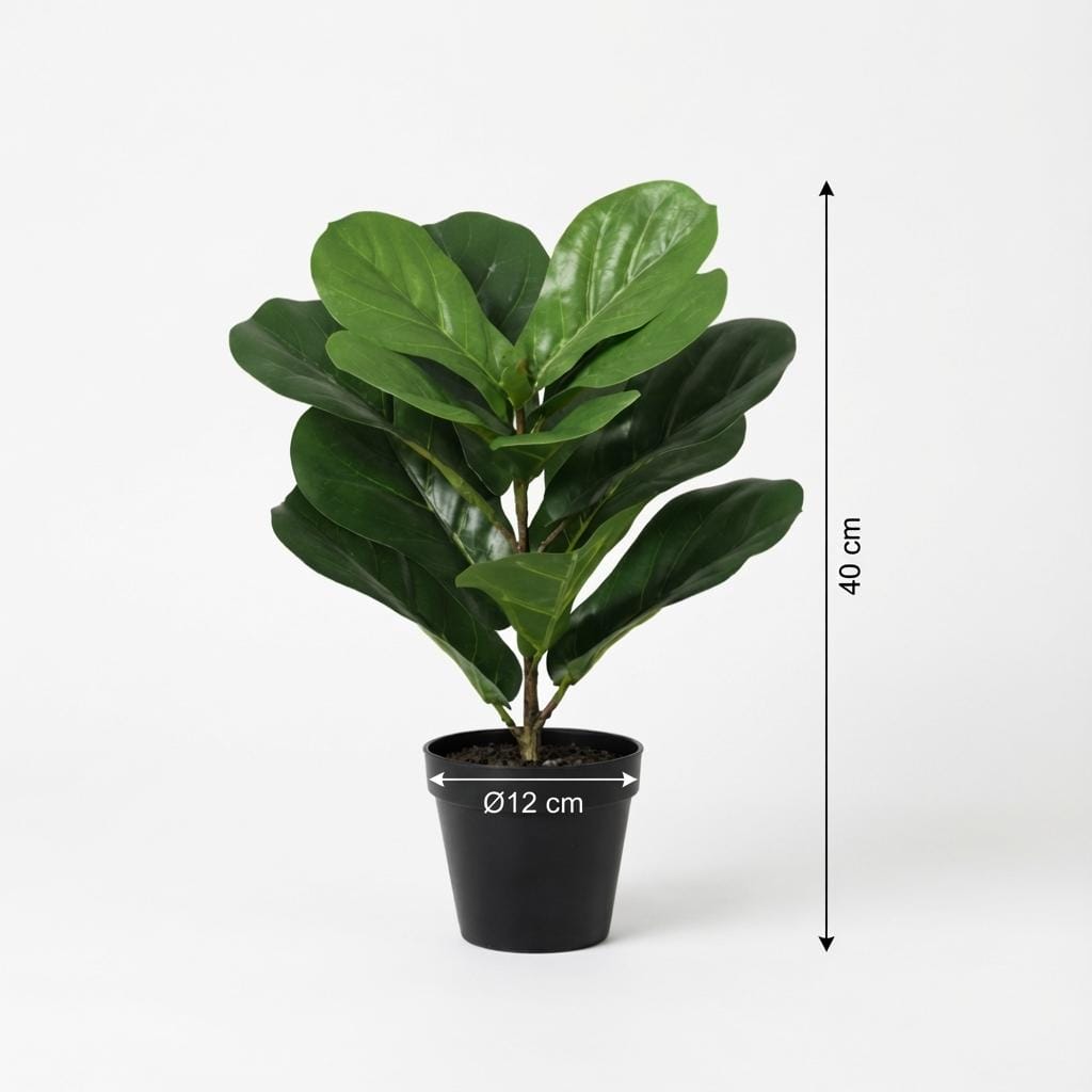 Artificial Ficus Lyrata - 40Cm - Afbeelding 5