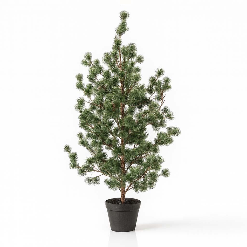 Dennenboom (Cedar Pine) 120 Cm – Kunstplant In Pot - Artificial