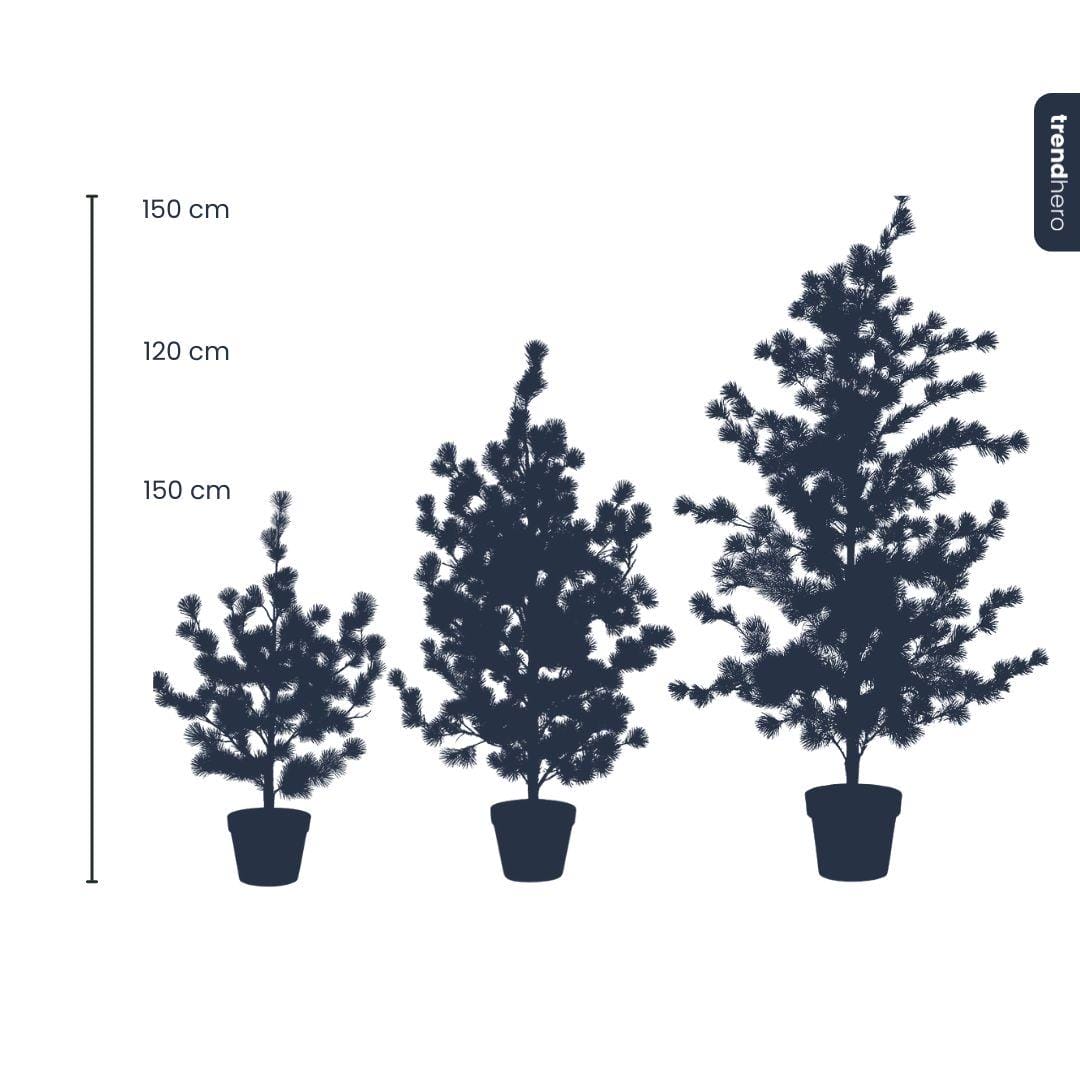 Dennenboom (Cedar Pine) 120 Cm – Kunstplant In Pot - Artificial - Afbeelding 2