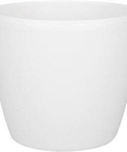 Planten pot rond 25cm wit