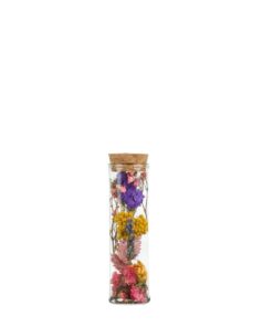 Droogbloemen Wish Bottle Small (N.v.t. (gedroogde bloemen-mix)) – 12 stuks, ±10 cm