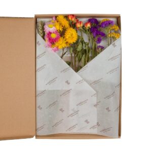 Droogbloemen Flowers in Letterbox (Diverse gedroogde bloemensoorten) – 5 stuks, ±30 cm