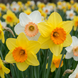 Narcissen Mix (Narcissus) – kleurrijke voorjaarsmix – 320 bollen, bolmaat 10/12